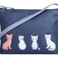 Best Friends Sitting Cats Midi Cross Body Bag