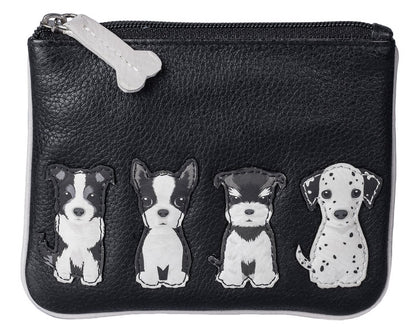 Best Friends Sitting Dogs Coin Pouch - RFID