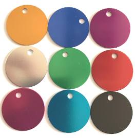 Round Pet Tags 30mm