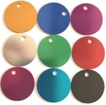 Round Pet Tags 25mm